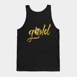 Gold Simone Biles Tank Top